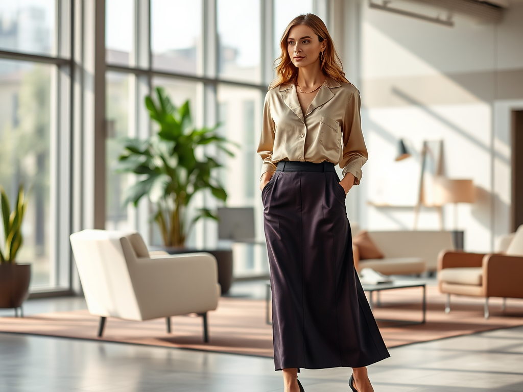 CYSOFT.RO | Ghid de stil pentru fusta pantalon midi: cum să o porți corespunzător