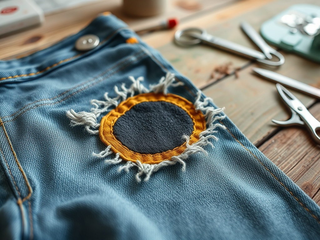 CYSOFT.RO | Repararea găurilor din denim: metode eficiente