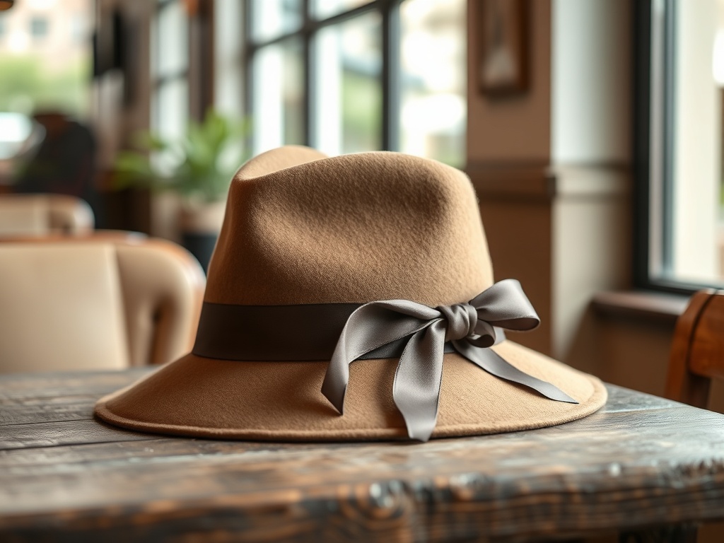 CYSOFT.RO | Cum să îți alegi o pălărie de fetru cu boruri înguste și panglică din satin