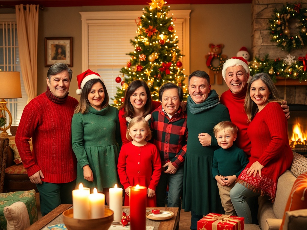 CYSOFT.RO | Îmbrăcăminte pentru petreceri de Crăciun în familie